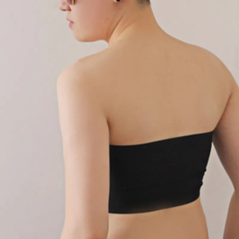 Strapless Buckle Breathable Non Bandage Chest Binder Undershirt Corset Breast Binder Tight Tops Shaper Trans Binder