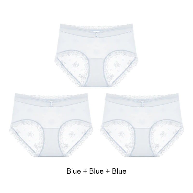 Women's Lingerie Lace Underwear for Women Fashion Women's Panties Set Pack Transparent Linergie Sexy Micro Briefs Lady Seamless