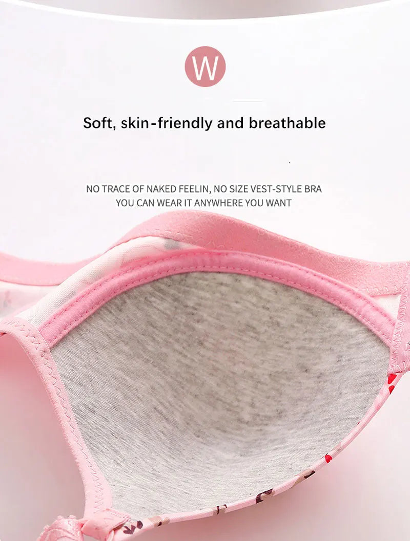 Seamless Sexy Bra For Women Push Up Thin Bras Wire Free Lingerie 3/4 Cup Bralette Underwear Breathable Front Closure Brassiere
