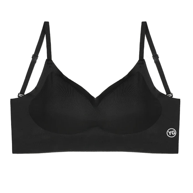 Women’s Deep U Beauty Back Plunge Bras Invisible Bra Push Up Underwear Sexy Invisible Lingerie for Dresses Solid Braletter