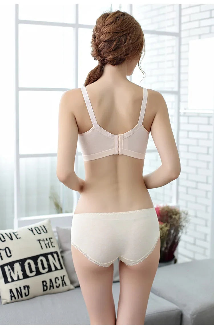 1PCS Smooth Nursing Bras for Breastfeeding Support  Sleep Bralette Wireless Maternity Wirefree For Pregnant Women