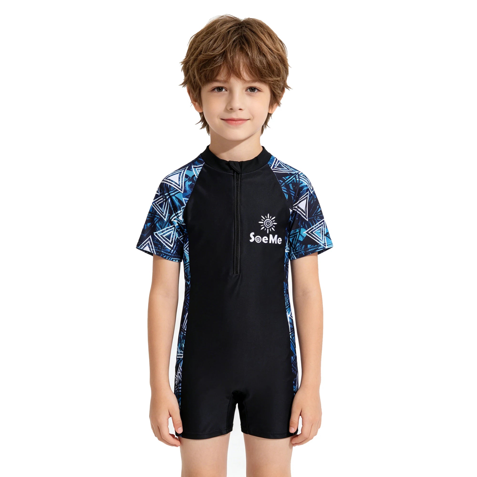 One-Piece Swim Suits Boys Swimsuits Fashion Sun Protect Girls Swimwear Kids Bathing Suit Cartoon Quick Drying Swimming Clothes