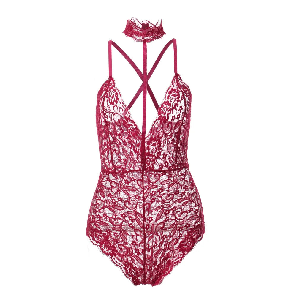 Sexy Lingerie For Sex Woman Porno Lingerie Erotic Hollow Underwear Babydoll Female Costume Lace Dress Mujer Sexi Exotic