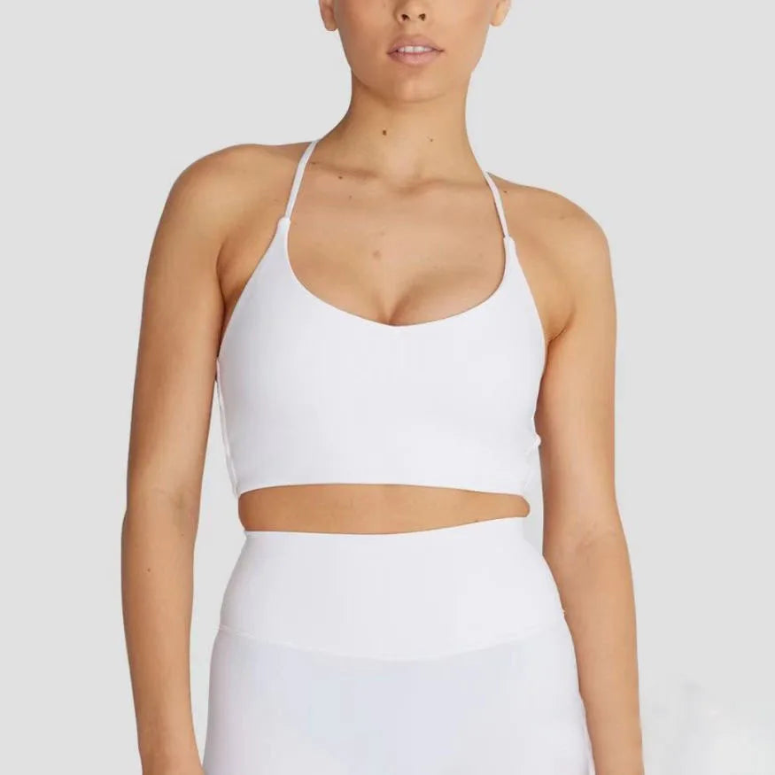 Sports Bra Women For Women Cross Back Fitness Tops Breathable Vest Gym Yoga Underwear