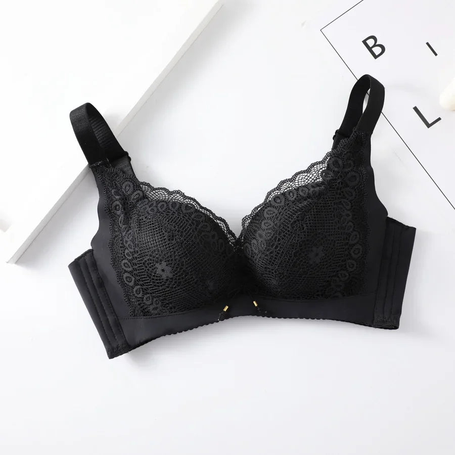 Women's Push-up bra  sexy little lace bra  soft seamless cotton  comfortable gathering Lingerie