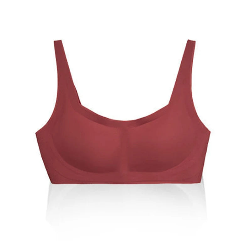 Seamless Bras For Women Square Neck Invisible Tops Push Up Bras Wire Free Underwear Soft Intimates Bralette Girls Sleep Lingerie