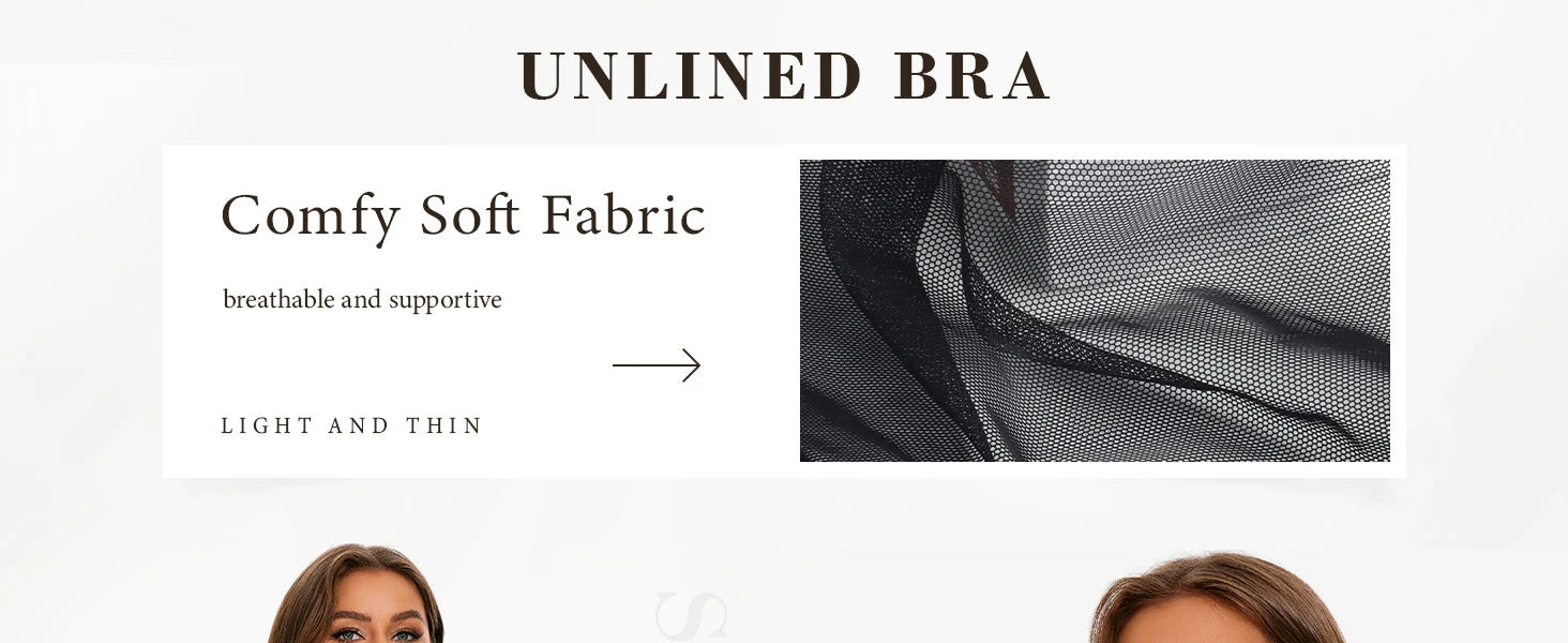 New Women Bra Ultra Thin Mesh Lace Bra Sexy Front Close Transparent See Through Underwire Unlined B C D E F 32 34 36 38 40 42 44
