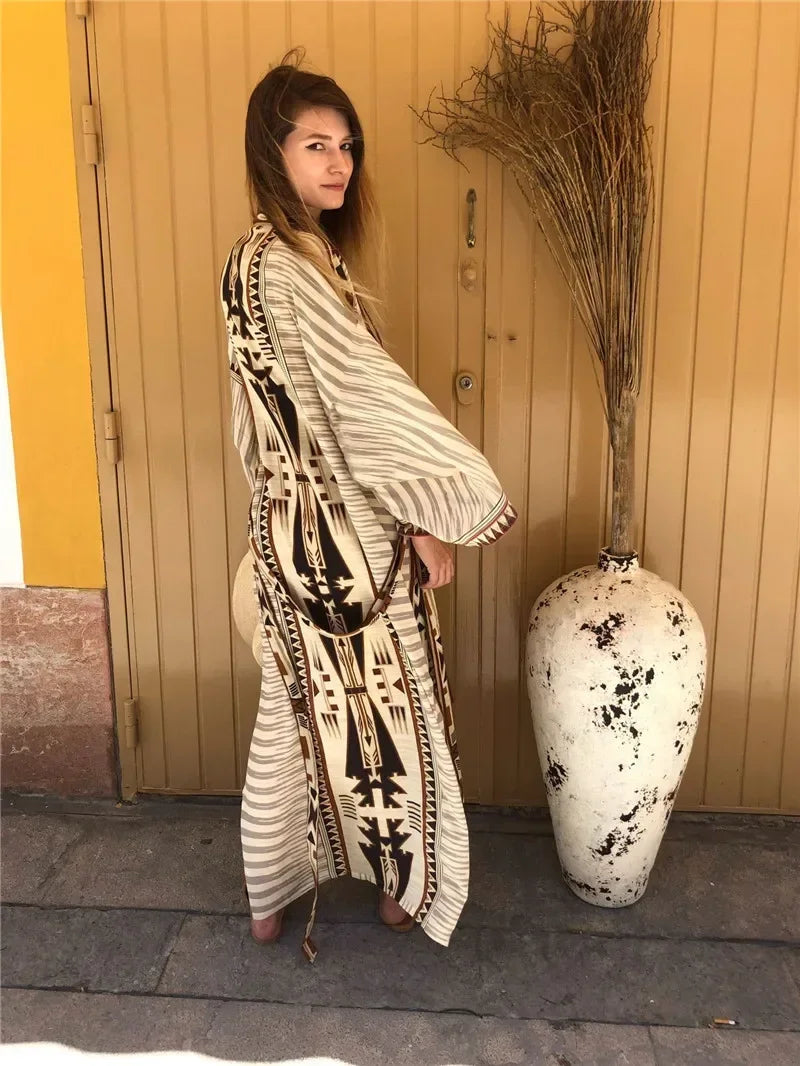 Women Swimsuit Beach Cover Up Dress Sleeve Tunic Long Pareos Cosplay Covers ups Summer Robe Plage Beachwear 2026