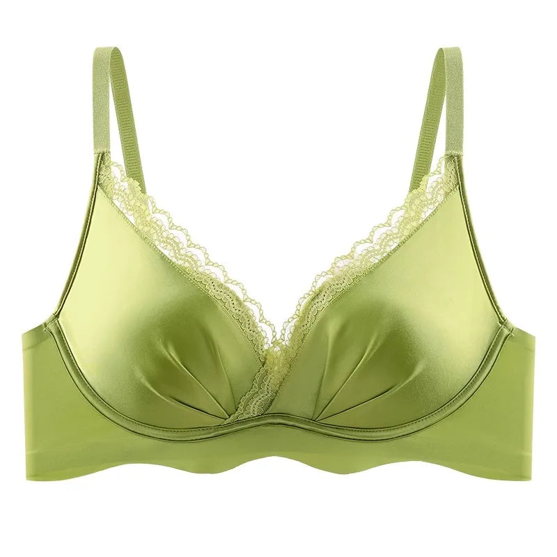 Bralette Dentelle Automne T32-38 - Sans Armatures Anti Écartement pour Petite Poitrine, Ajustable Confort Sexy Soutien-Gorge