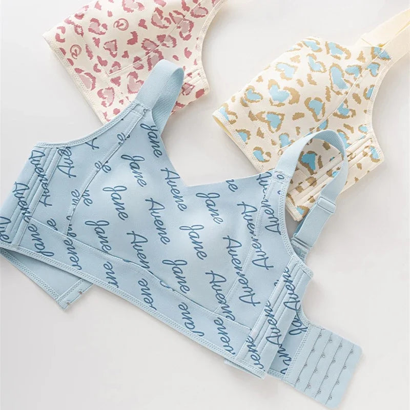 Women's Push-Up Bra for Large Breasts with Rabbit Ear Cups Preventing Sagging And Lifting Breast Reduction Supportive Underwear