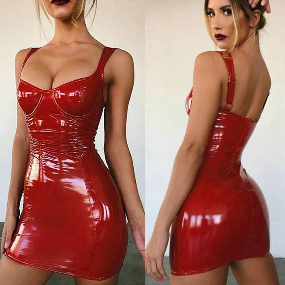 S-XL Porn Sexy Lingerie Bodysuit Women Underwear Leather Mesh Zipper Erotic Sensual Lingerie Woman Latex Body Exotic Costumes