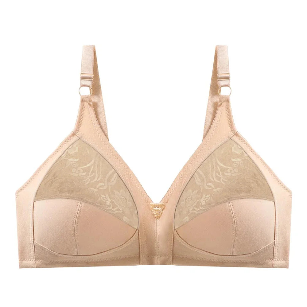 Large Size Bra 36-50 C D E D Cup Bras for Women Push Up Seamless BH Non-padded Ladies Sexy Full Cup Underwear Plus Size Bra C01