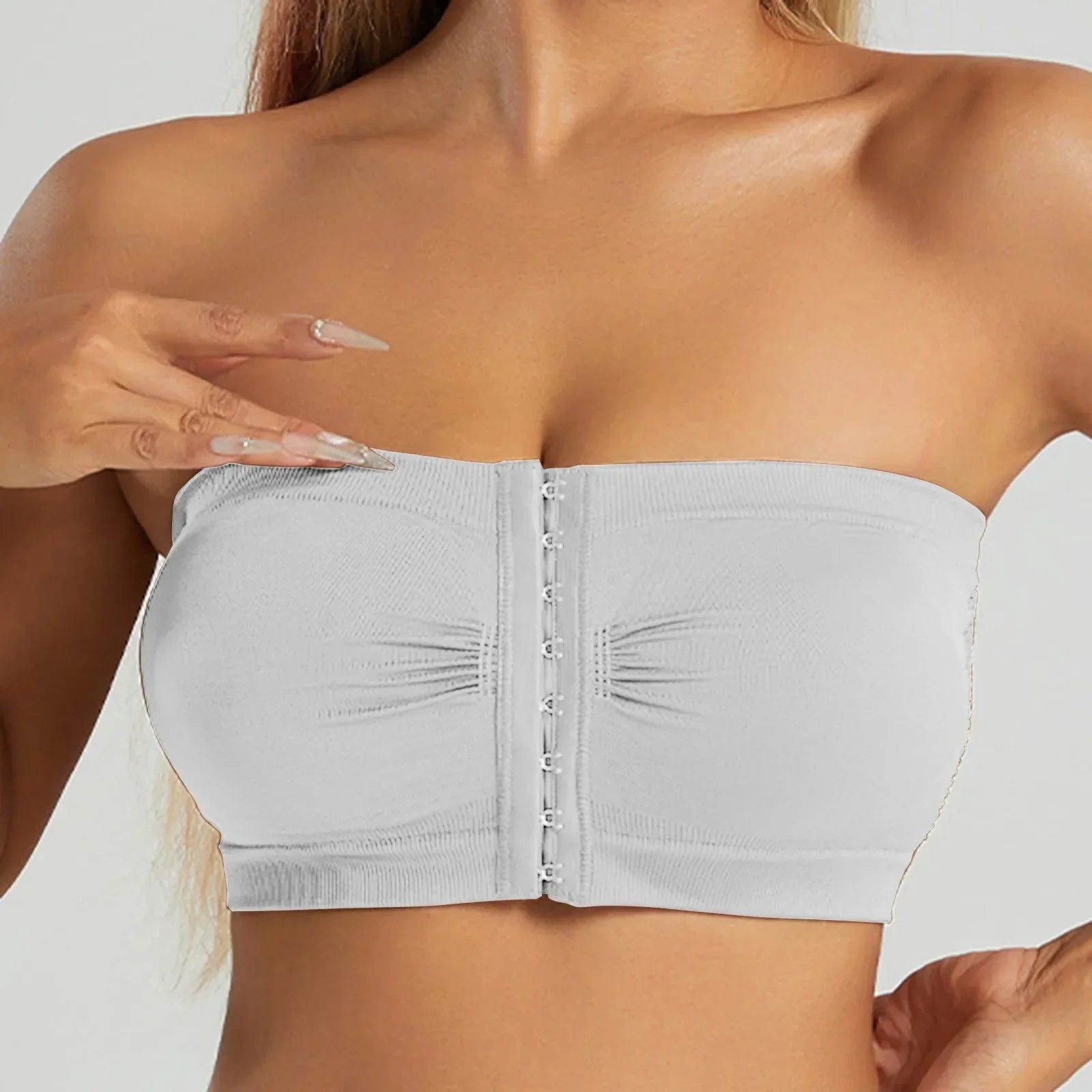 Strapless Bras For Women No Underwire Seamless Bralettes For Women Wireless Bra Soft Support Everyday T Shirt Bras Strapless Top