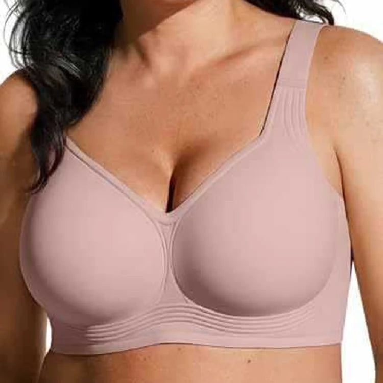 Wireless Seamless Women's Bra, Removable Pads Breathable Bralette,Soft Comfort Fit,Ideal for Daily Casual Outfits&Sleep Wear