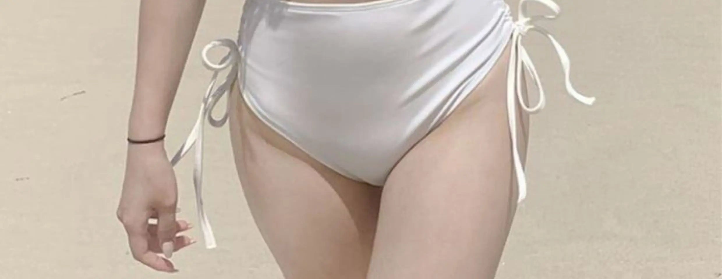 High Waist Bikini Women's Swimsuit Thermal Spring Separate Slimming Cover up Belly Fitn Swimming Wear Korean Trend