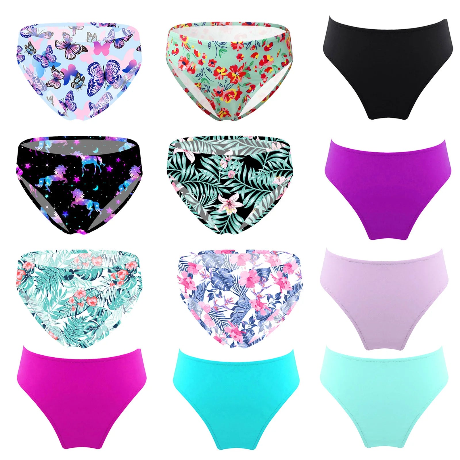 Kid Girls Swim Briefs Bottoms for Swimwear Beachwear Beach Pool Water Park Swimming Bathing Suit Summer Holiday Bikini Underwear