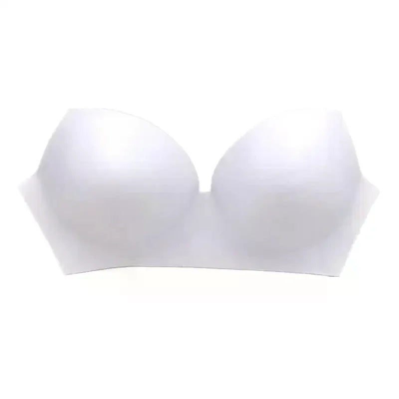 Strapless Bra Womens Invisible Push Up 1 Piece Seamless Concentrate Contract for Party Cocktail Dresses Comfortable Support