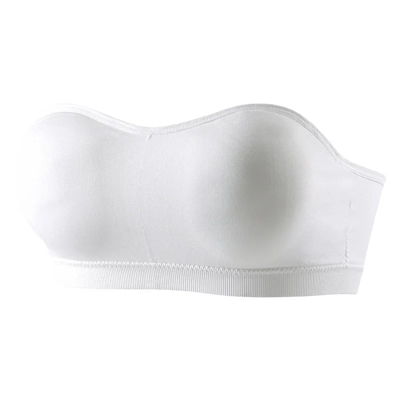 Strapless Push Up Bra For Women Wireless Removable Pad Invisible Daily Brassiere Underwear Seamless Backless Bandeau Bralette