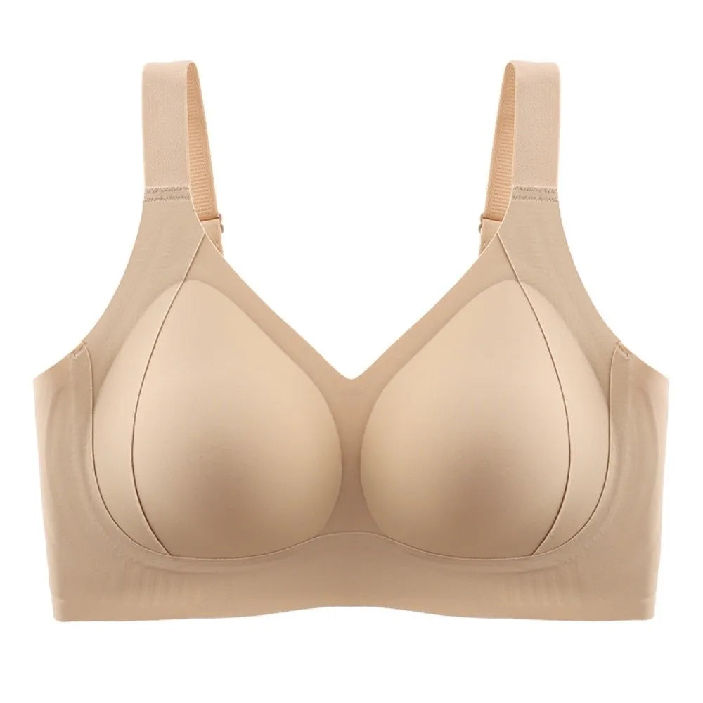 Traceless Wireless V Bra Shockproof Gathered Breasts Seamless Bras Anti-sagging Lingerie Push Up Underwear Daily
