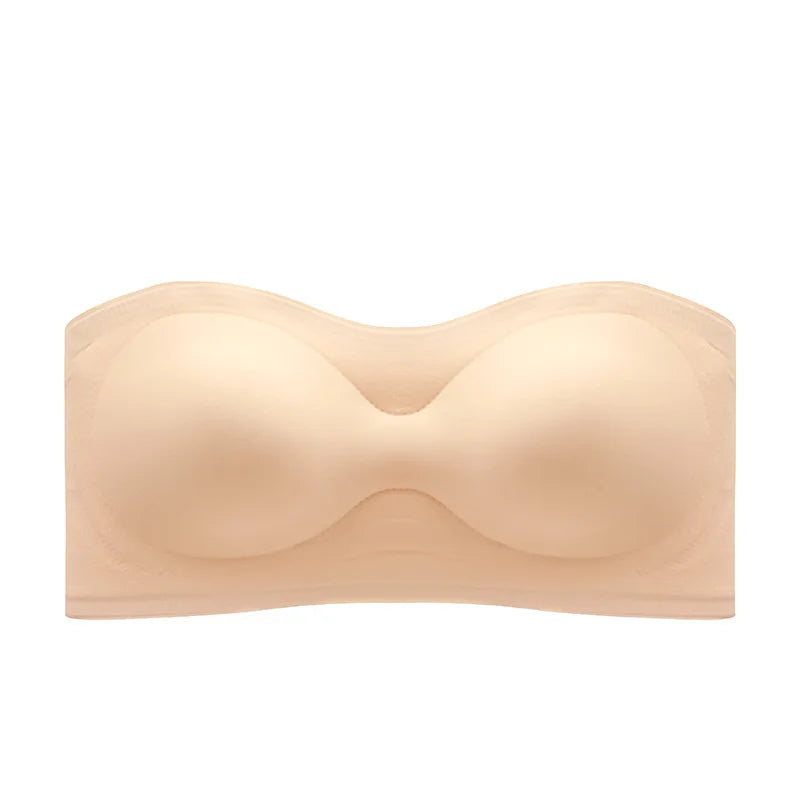 Strapless Bras For Women Seamless Underwear Push Up Non-wire Bra Tube Crop Tops Summer Comfort Female Lingerie Padded Top