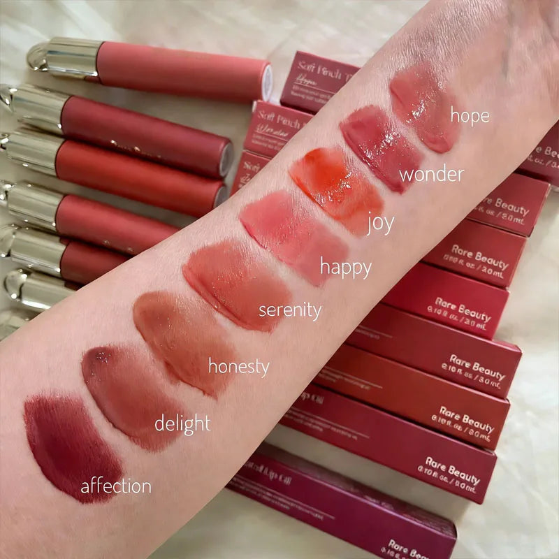 Rare Beauty Liquid Blush Lipstick Eyes Cheek Blusher Waterproof Mositure Face Contour Shadow Liquid Lip Gloss Rouge Plump Makeup