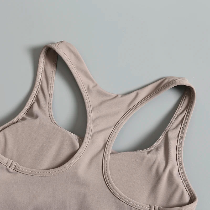 Sports bras and underwear for women in summer new running vest style external wear anti-shock and anti-sagging gym beauty back