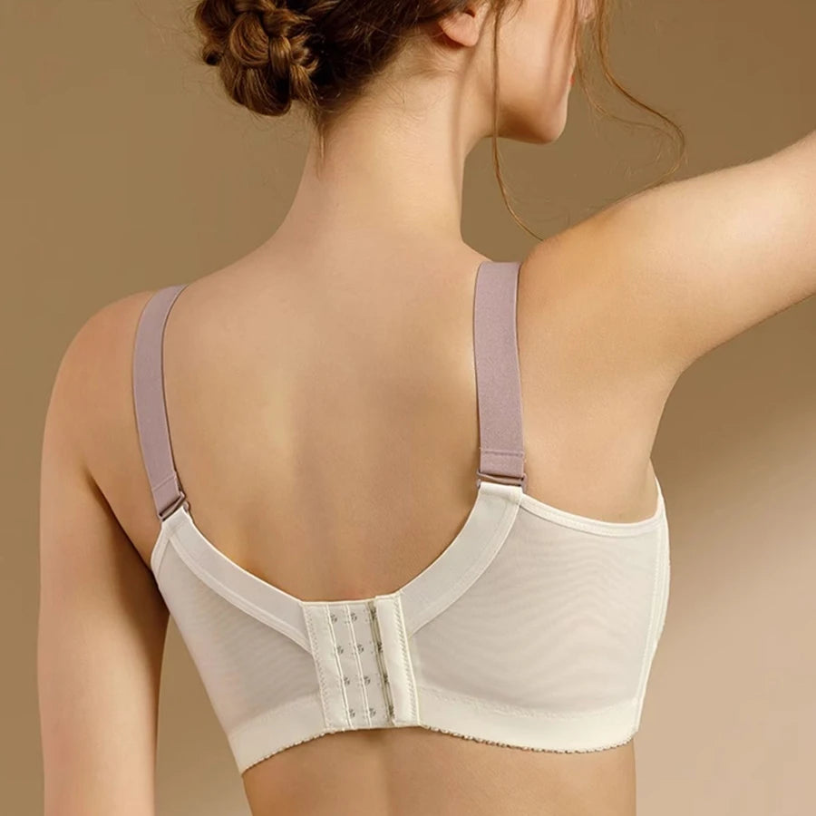 Wireless Lace Bras for Women Full Coverage Underwear Non Padded Minimizer Bra Female Sexy Lingerie 36 38 40 42 C D E F G H I J
