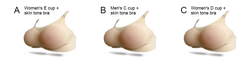 Shemale Boobs Breast Forms Lightweight Fake Boobs Lifelike Prosthesis Bra 500-1400g Skin Friendly A-D Cup Bra Novelty Costume