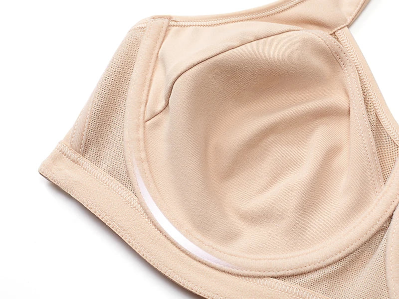 High Impact Sports Bras for Women High Support Unlined Underwire Racerback No Uniboob Workout Bra