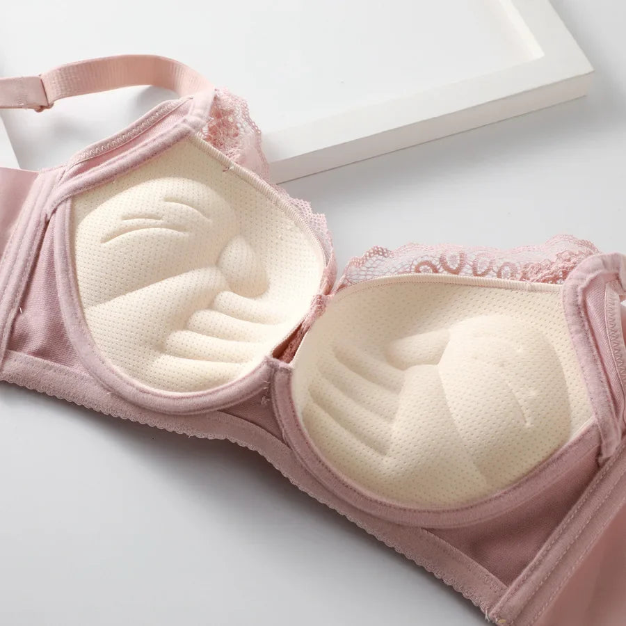 Women's Push-up bra  sexy little lace bra  soft seamless cotton  comfortable gathering Lingerie