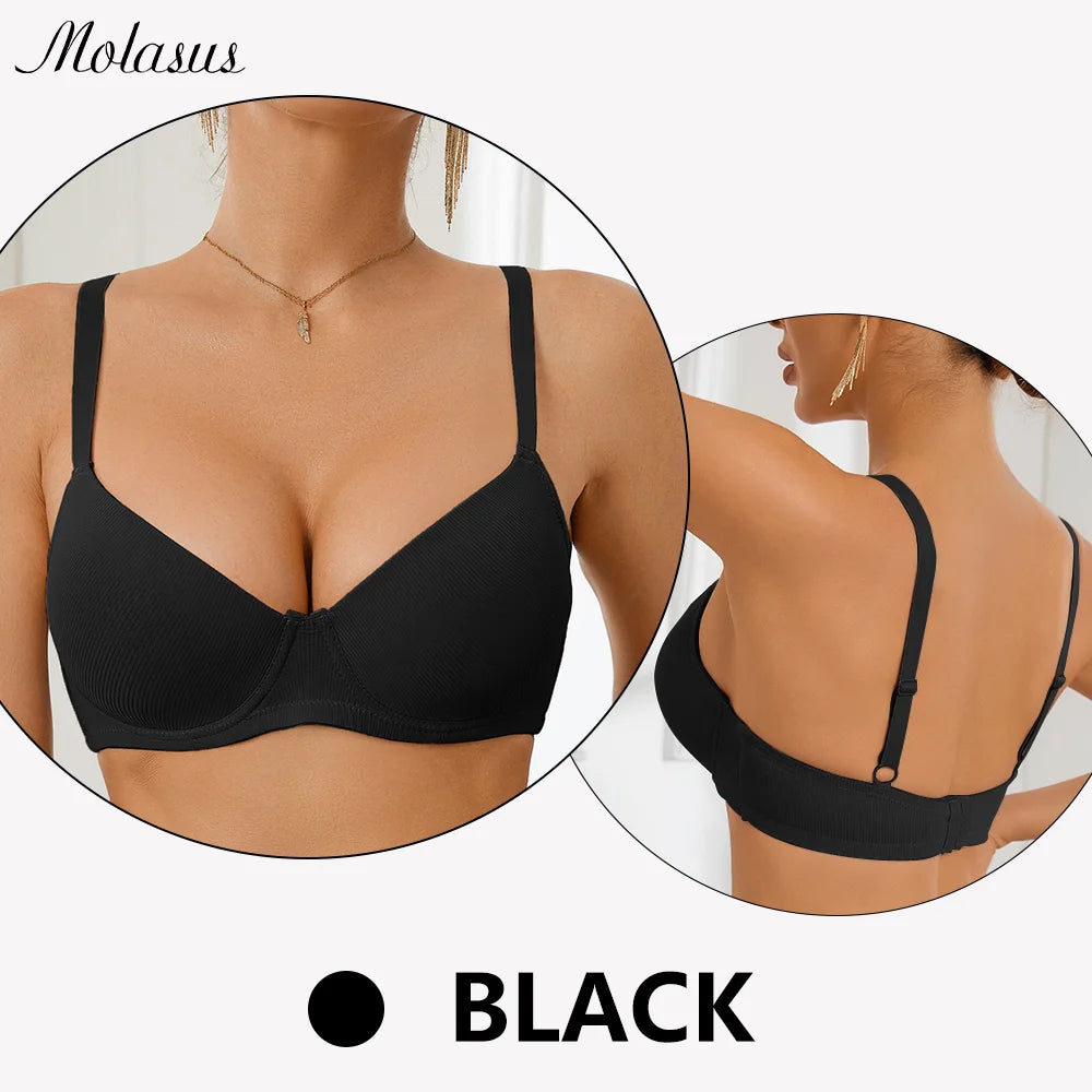Women Large Bra Push Up Seamless Upper Bralette Summer Bras Plus Size Top Lingerie Underwear B C D Cup Bras