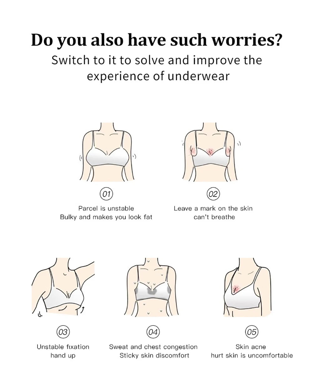 Jelly Wireless Bras For Women No Underwire Supportive Seamless Bra Comfort Soft Bralette Full Coverage Hide Back Fat T-Shirt Bra