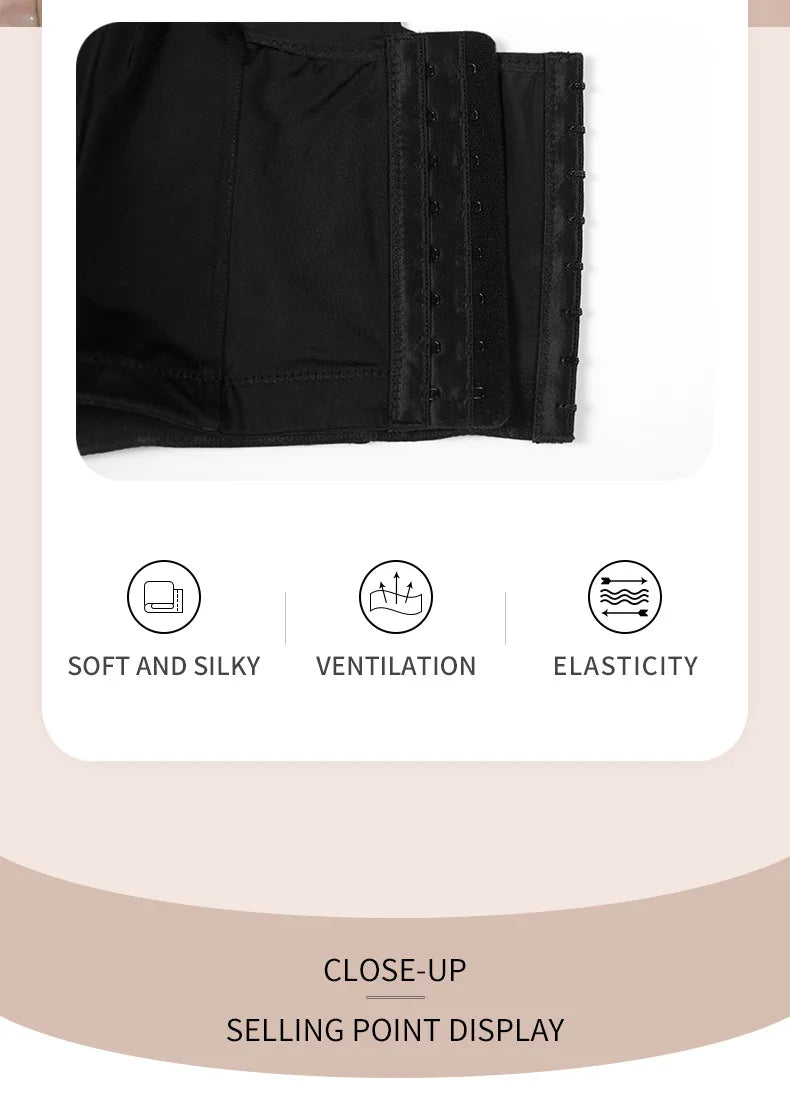 Women Full Coverage Push Up Bra Underwire Sculpting Uplift Shapewear Deep Cup T Shirt Bra Hide Back Fat Smoothing Brassiere