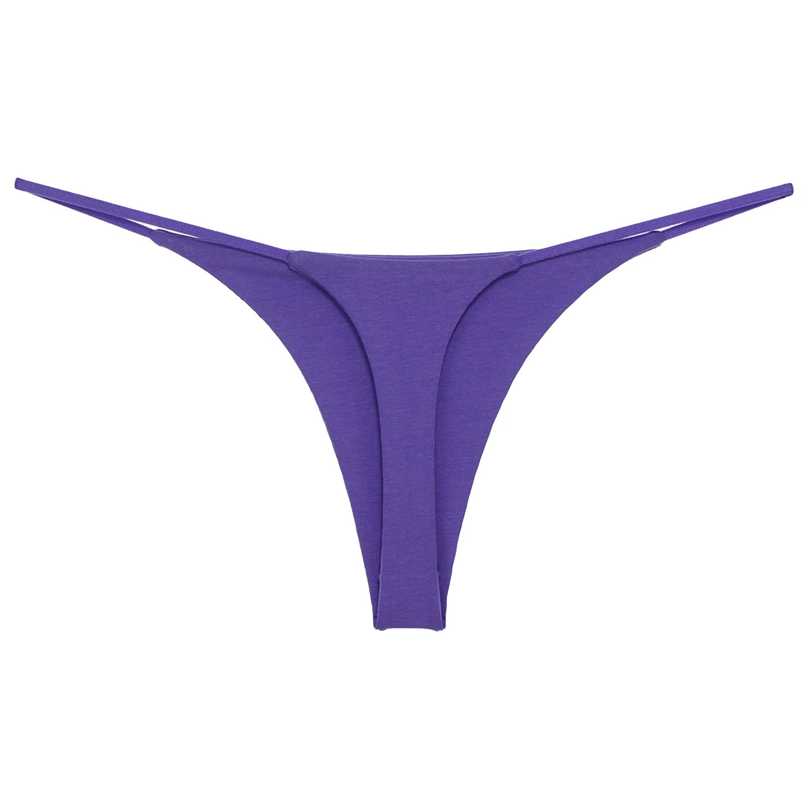 Womens Low Rise Thong Bikini Bottom Beach Sunbathing T-back Swim Wear