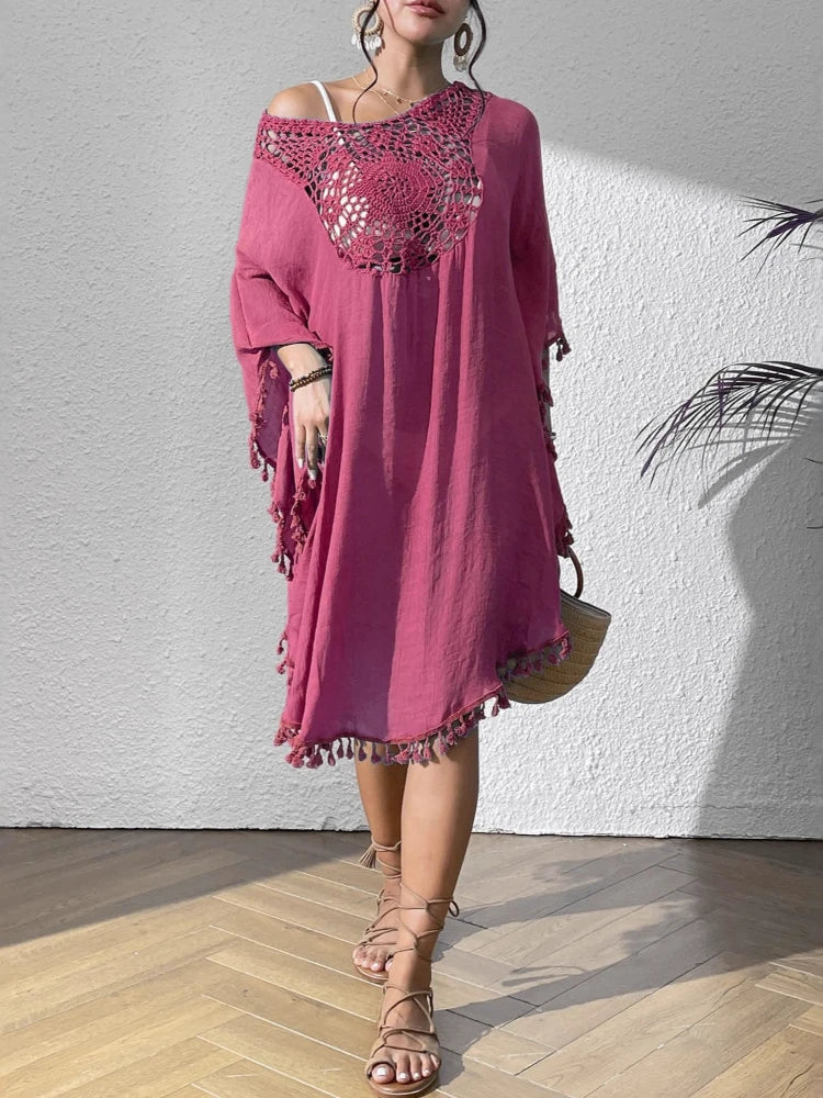 Women's Sexy Swimsuit Cover Up Dress Summer Bathing Suit Beachwear Shirt Cover-ups for Women