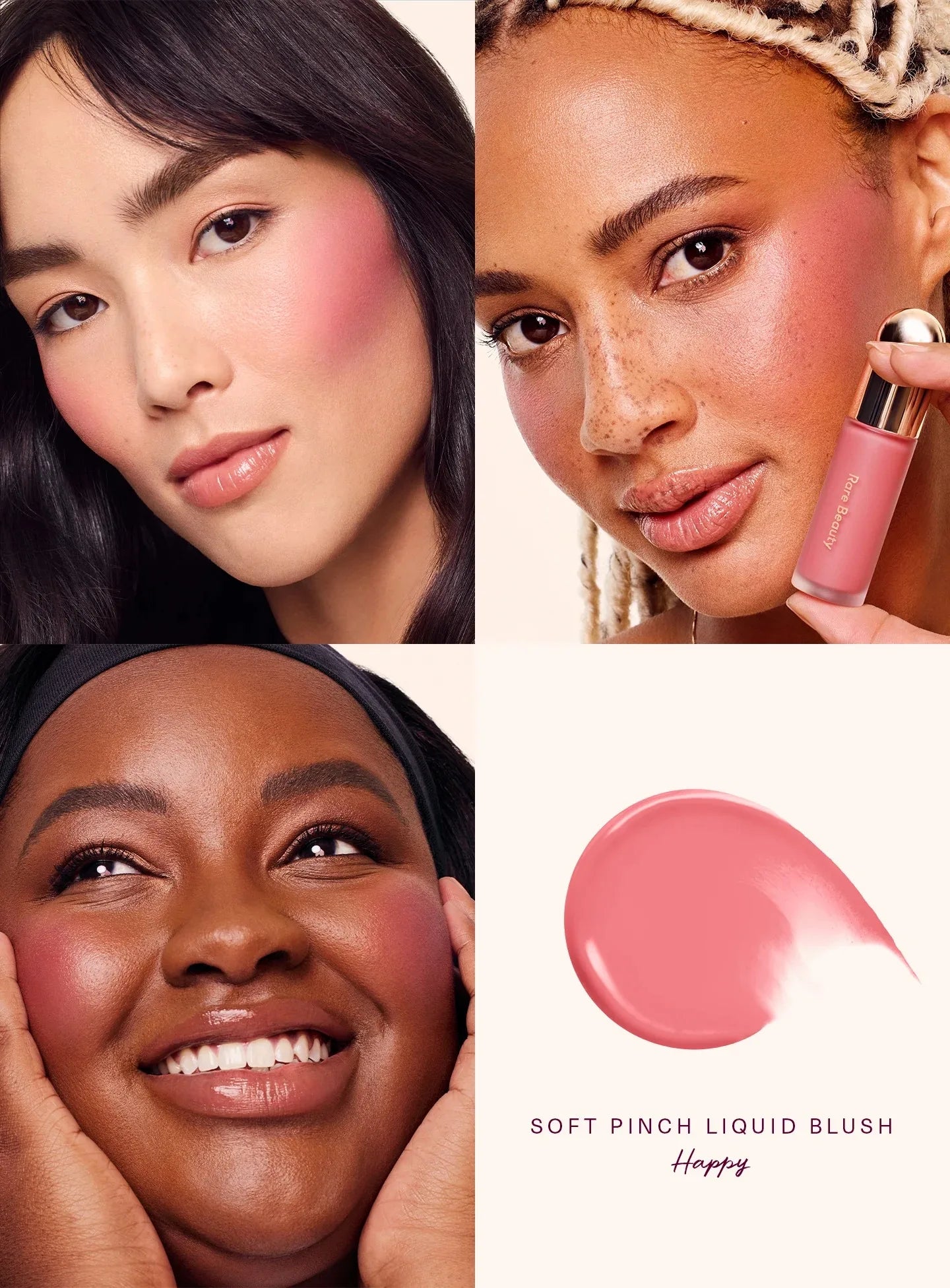 Rare Beauty Matte Lasting Blurred Bouncy Melting Blush Cushiony Cream-to-powder Blush Sweat- And Humidity-resistant Liquid Blush