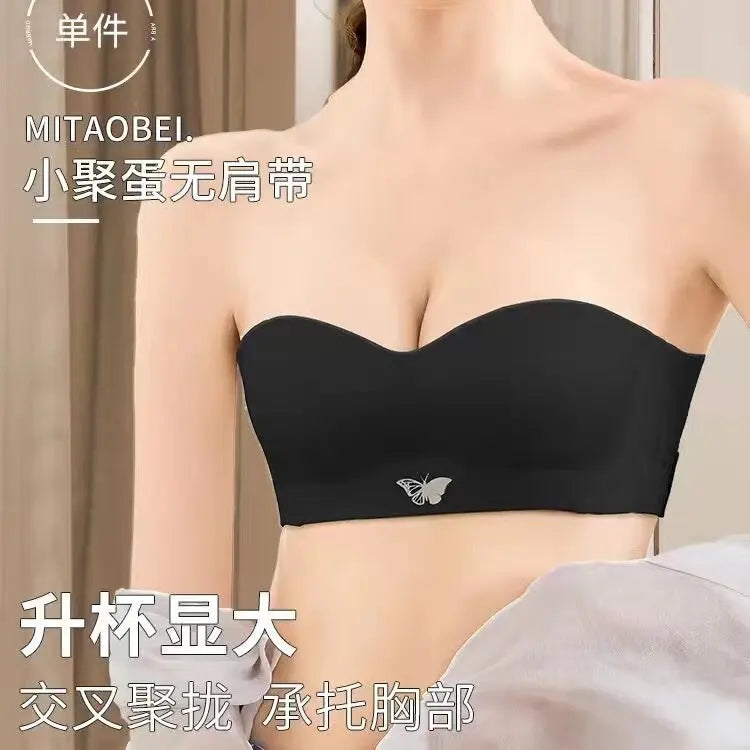 Unlined Bralette Petite Small Bust Adjustable Straps Summer Wedding Halter Backless Plunge Racerback Invisible Seamless Bra S-XL