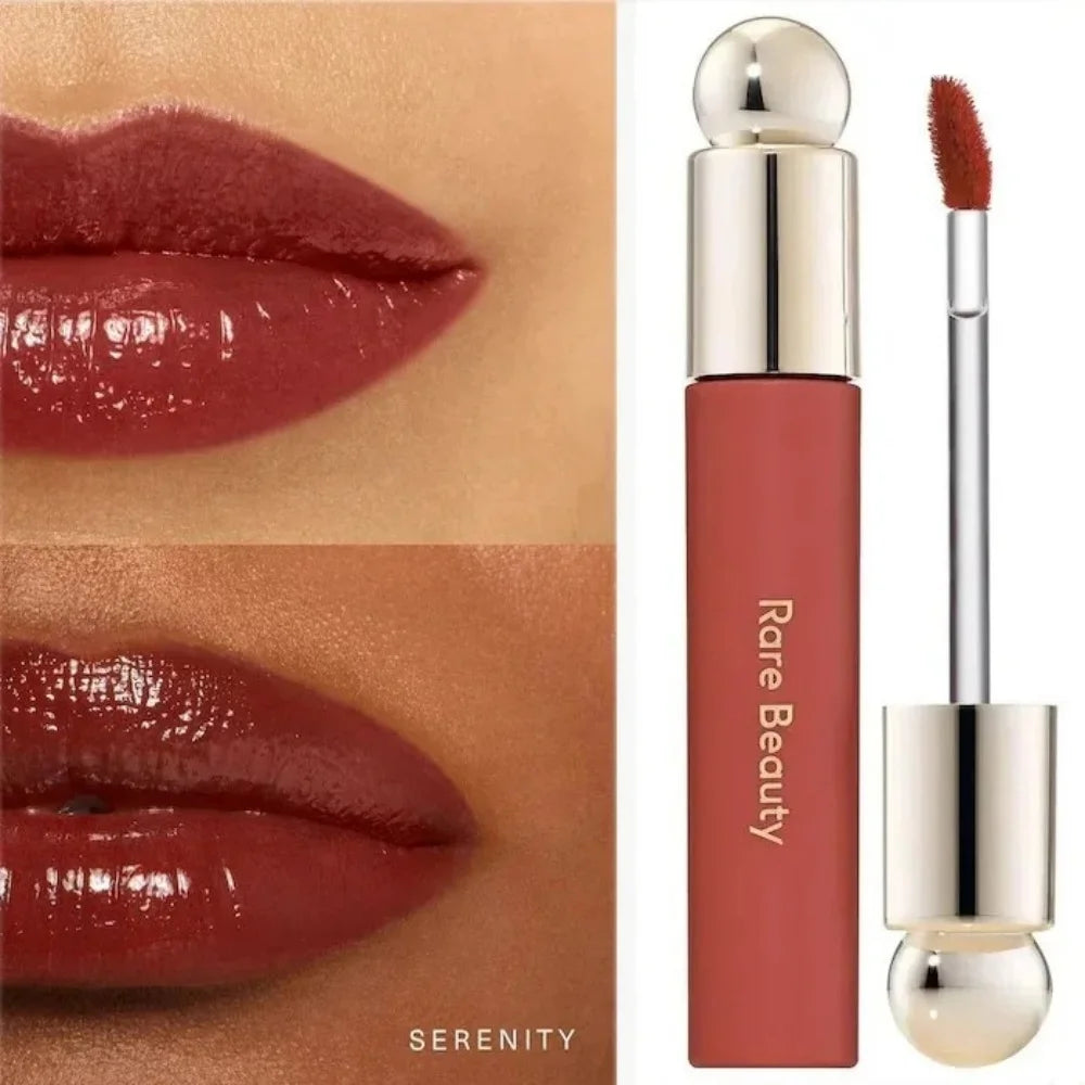 Rare Beauty Lip Gloss Liquid Blush Highly Pigmented Dewy Glow Natural Looking Waterproof Sweatproof Blusher Daily Use Makeup