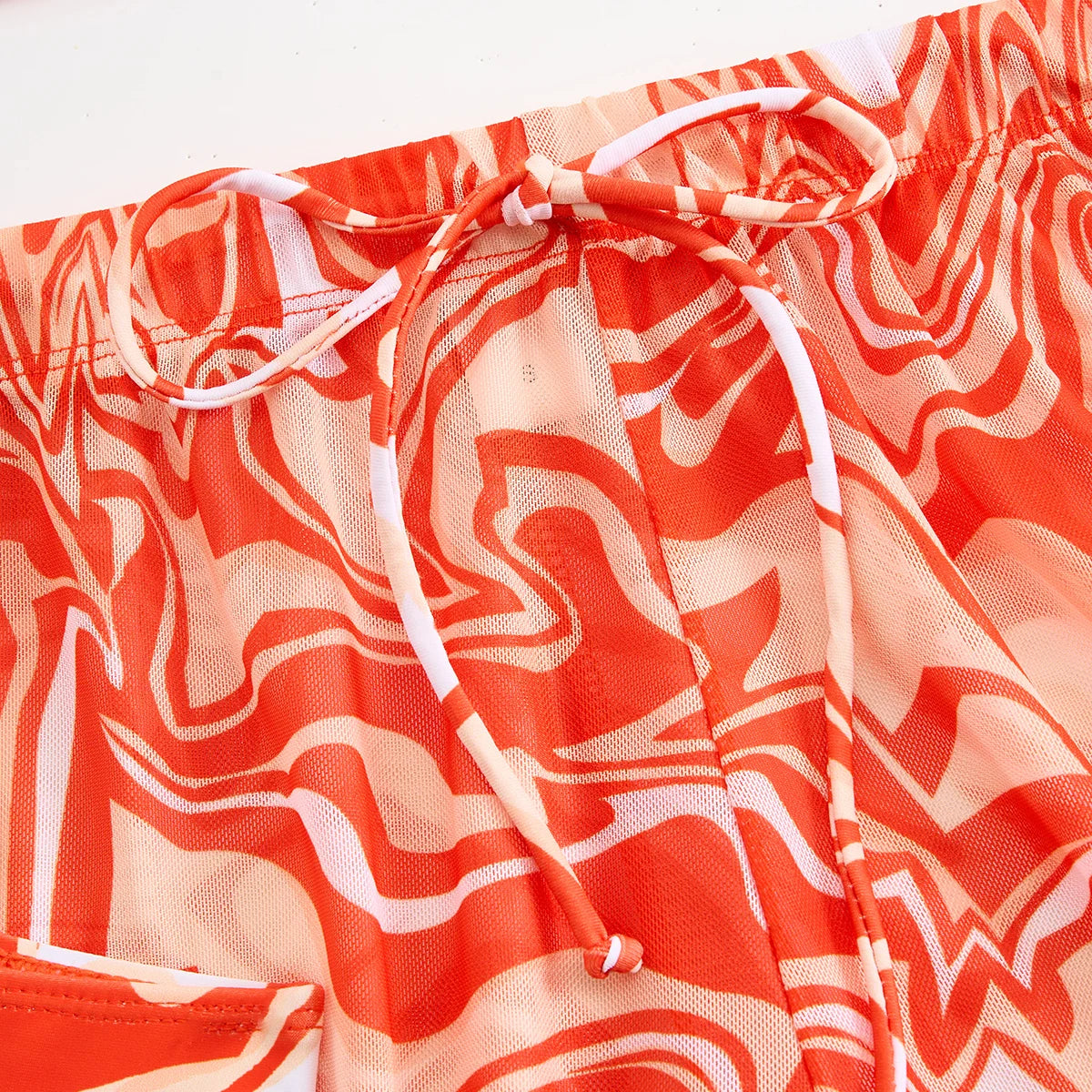 Sexy Bikini 2026 Women 3 Pieces Swimwear Female High Waist Swimsuit Orange Bathers Swimming Bathing Swim Suit Summer Beachwear