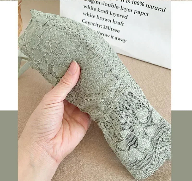 Open Back Bra Lace Bralette U Type Wirefree Boneless Brassiere Floral Women Top Backless Underwear Sexy Bras
