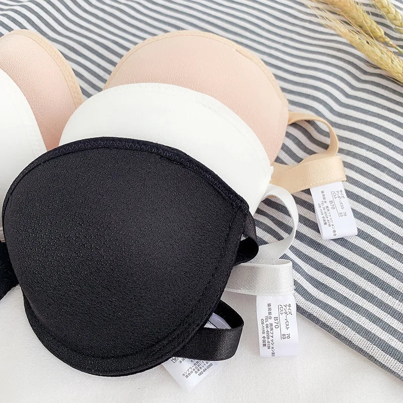 Strapless Lace Bras for Women Sexy Lingerie Backless Invisible Wireless Bralette 1/2 Cup Push Up Underwear Girls Backless Bras
