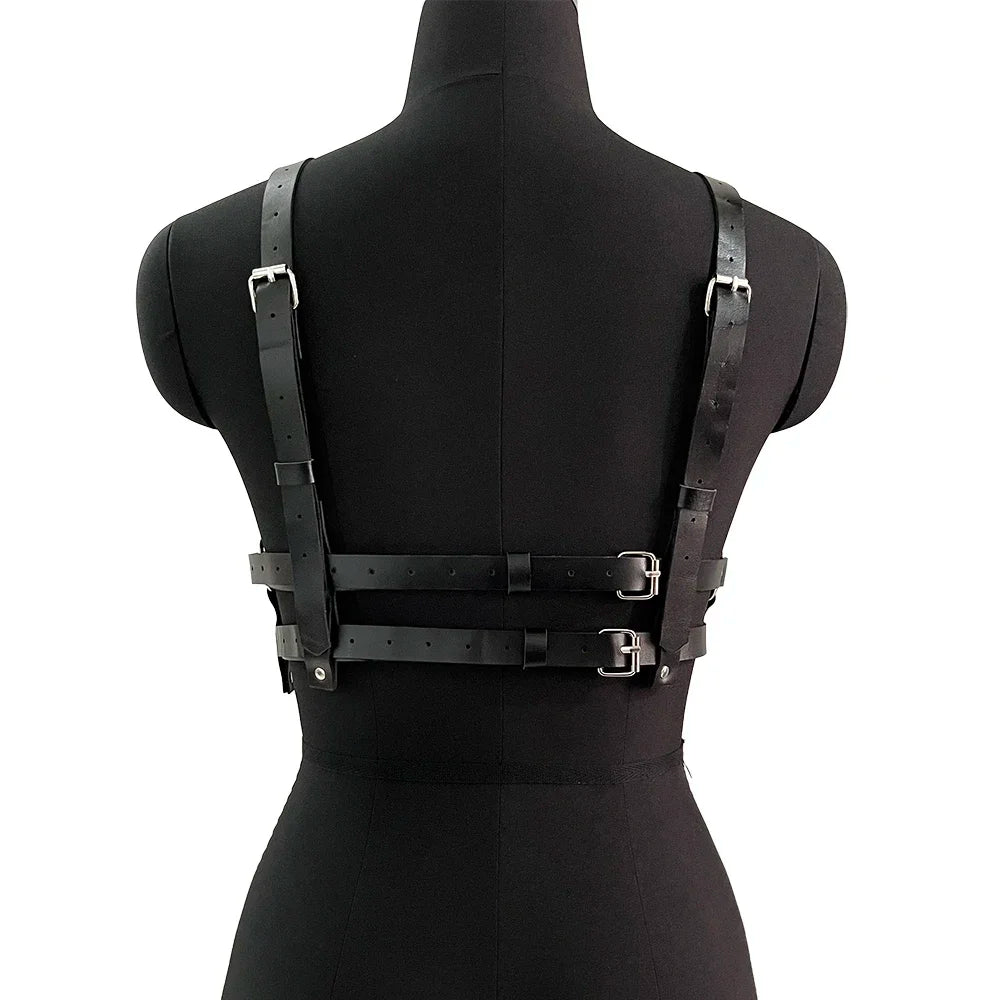 Sexy Lingerie for Women Chest Harness Corset Bra Cage Suspenders Goth Top Sword Belts Bondage Harness Belt Couple Underwear