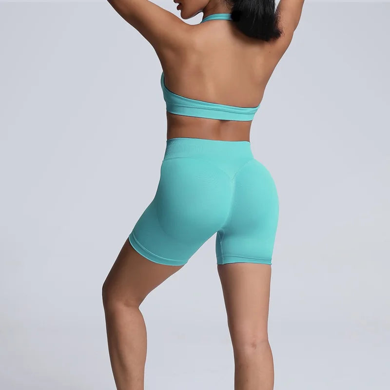 Sports Bra Seamless Sexy Padded Athletic Sport Bras Women Backless Workout Gym Anti-Shock Yoga Crop Top Fitness Bra