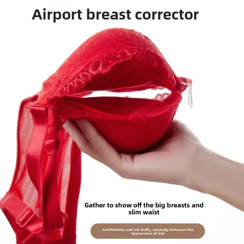 10CM Extreme Push Up Bra For Flat Chest A Cup Ultra Padded Non Wire Lingerie Creates Cleavage