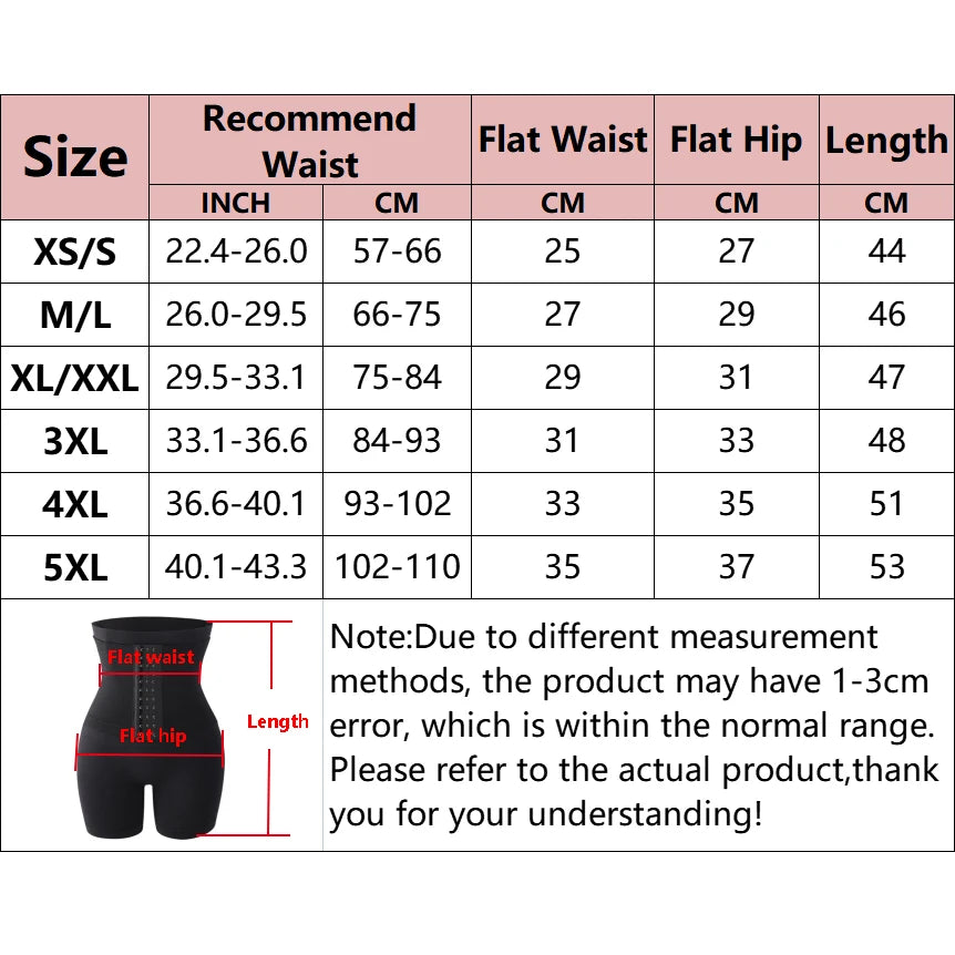 Shapewear for Women High Waist Trainer Panties Tummy Control Hip Butt Lifter Shorts Slimming Sheath Thigh Trimmer Body Shaper