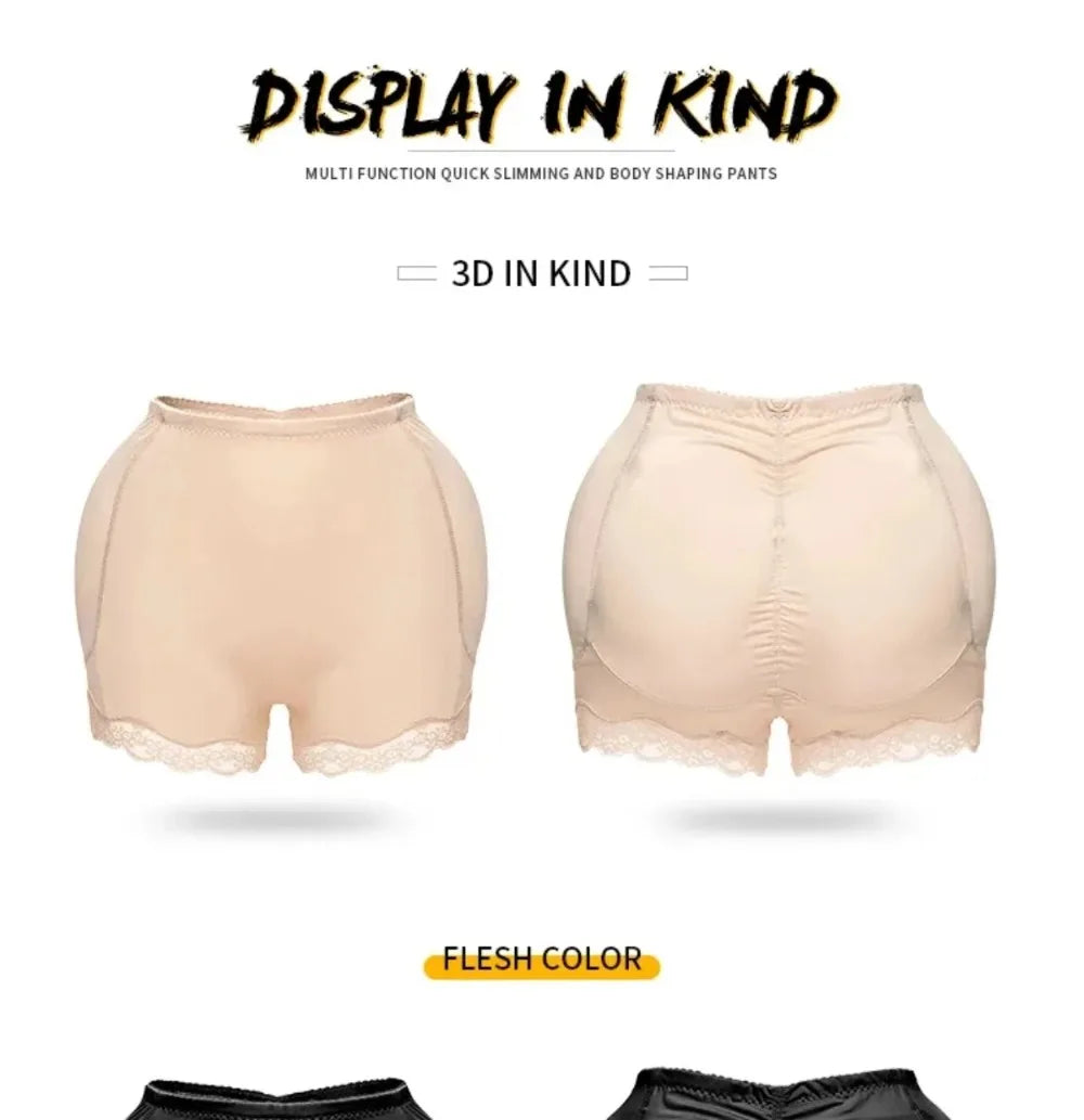 Shapewear Women Seamless Lace Trim Padded Push Up Butt Lifter Panties Shapewear Body Shaper Women Underwear Accessories 1PC