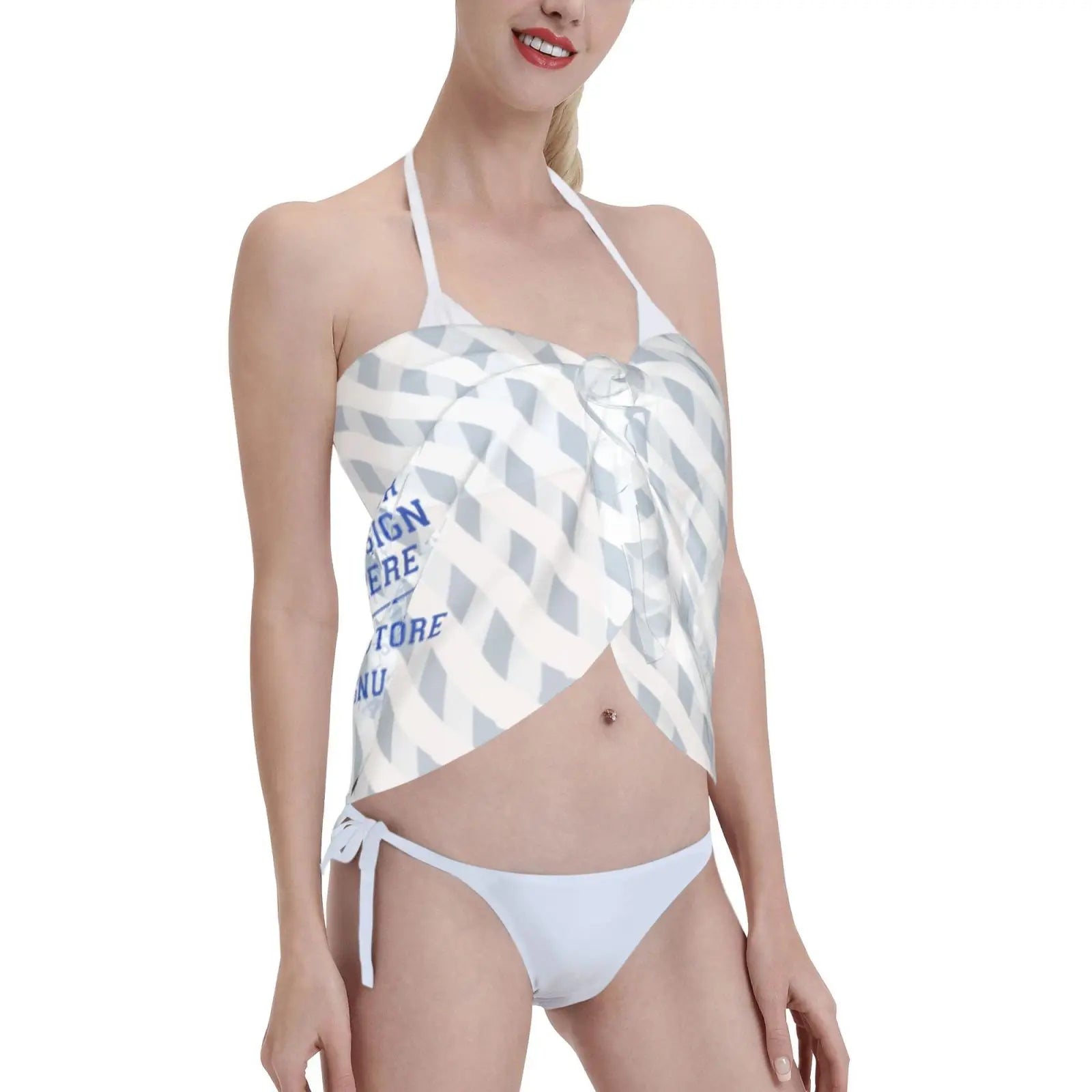 Customise Bikini Cover Ups Short Skirt For Women Custom Swimsuit Cover-ups Personalized Beach Sun Protection Shawl Sarong Skirt