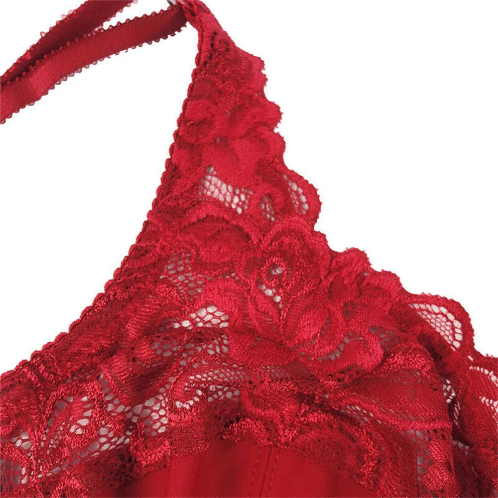 BCHRAYIUP Women's Underwired Non Padded Bra Sexy Sheer Lace Plunge Soft Cups Comfort Bra 34 36 38 40 42 44 B C D E