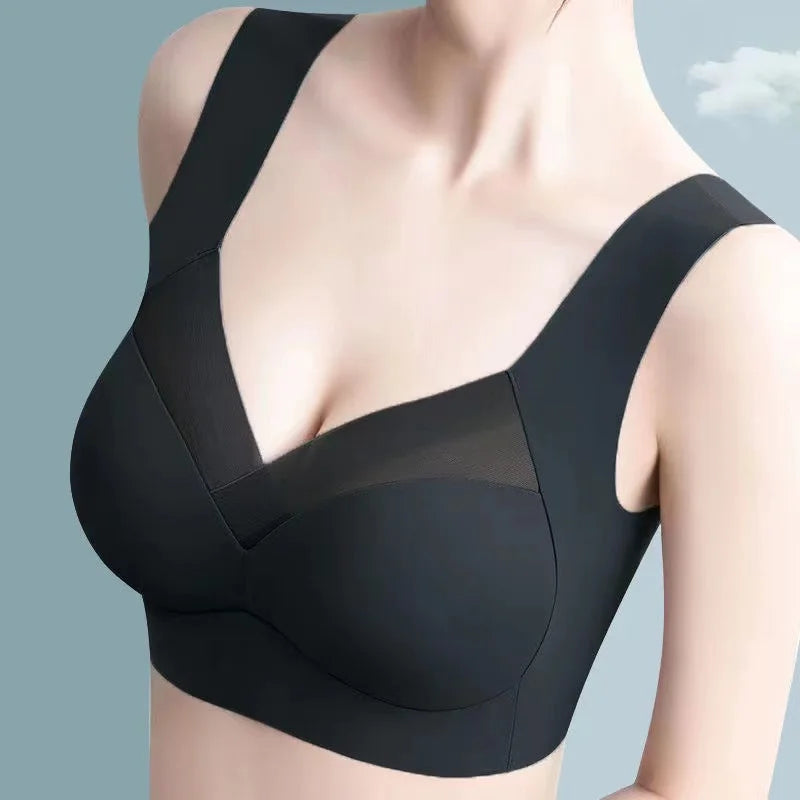 Sexy Seamless Bra Push Up Sports Brassiere Bh Woman Lace Bralette Wireless Bra Unwired Yoga Top Women's Bras Without Bones