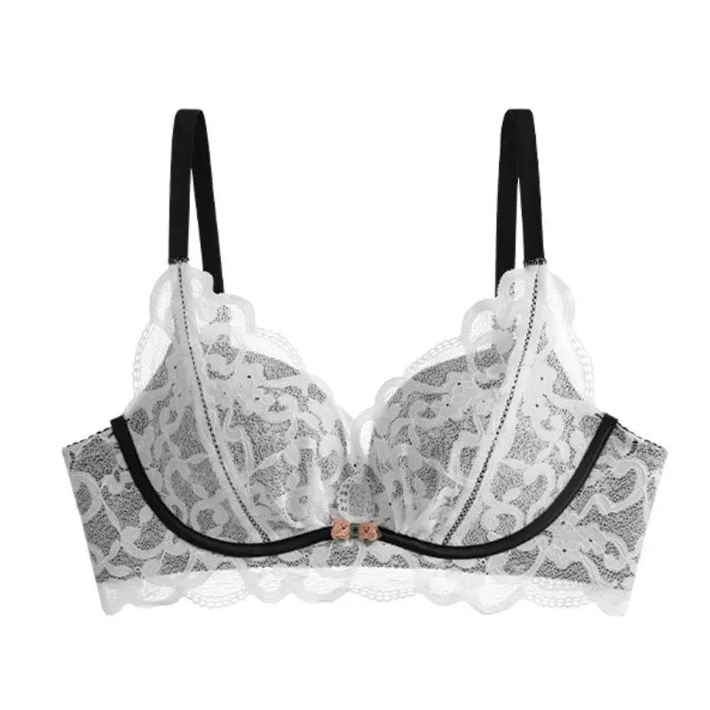 Hot New Sexy Lace Wireless Bra Small Bust Lift No Gaps Anti-Armpit Fat Anti-Sagging Comfortable Women Daily Bra